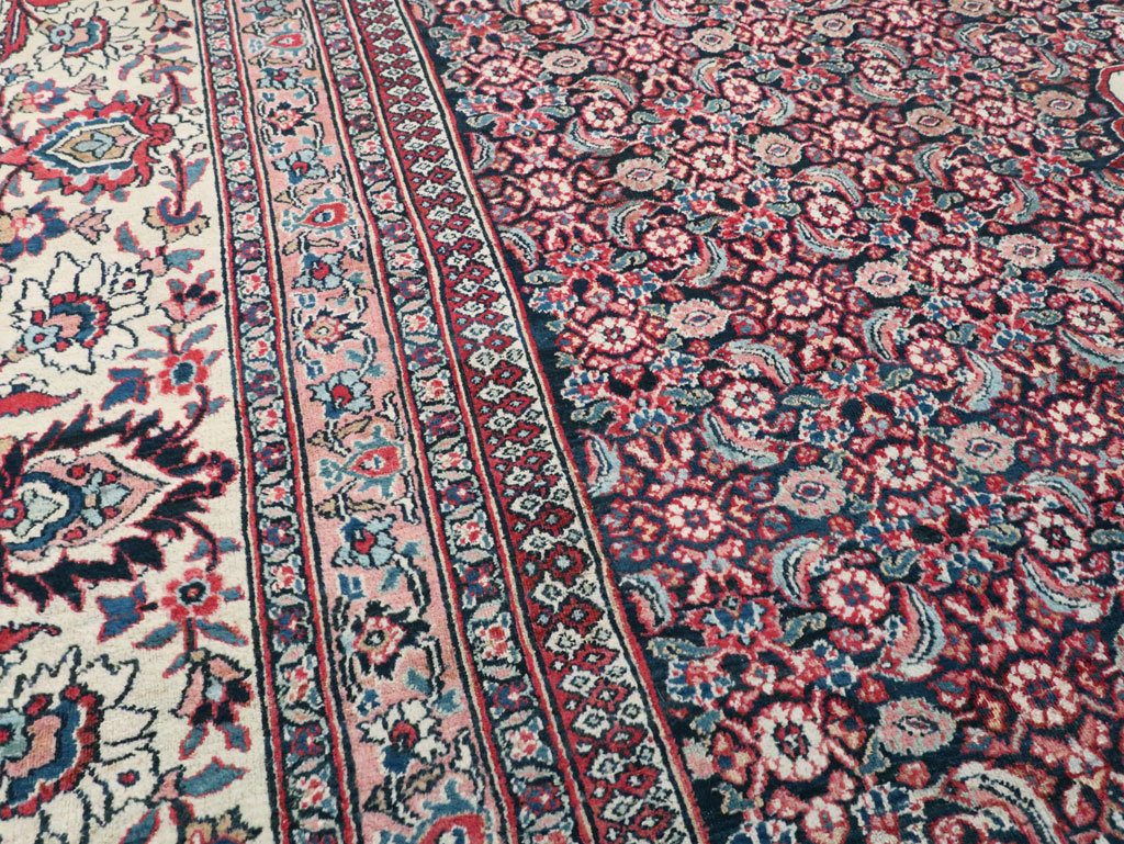 Antique Persian Khorossan Carpet, No.11058 - Staging