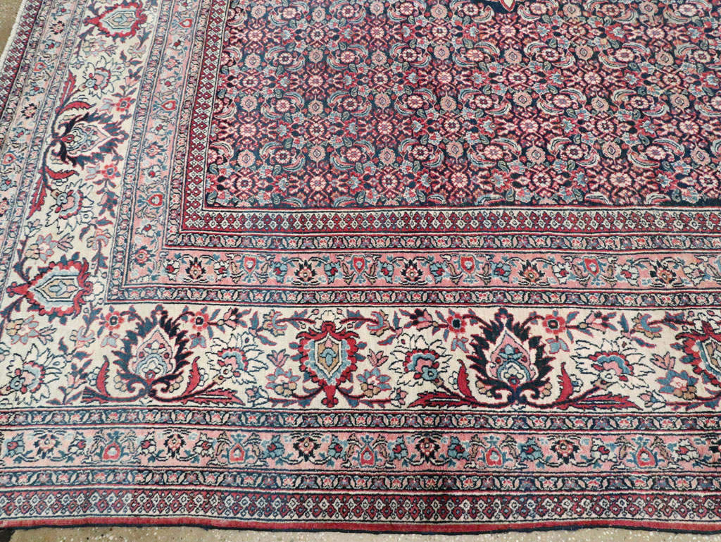 Antique Persian Khorossan Carpet, No.11058 - Staging