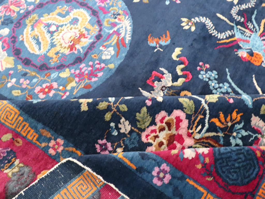 Vintage Chinese Art Deco Room Size Carpet, No.11122 - Staging