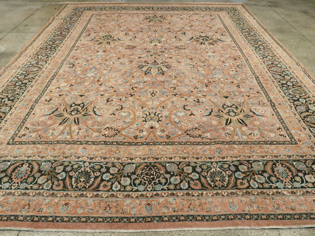 Antique Persian Dorokhsh Carpet, No.11179 - Staging