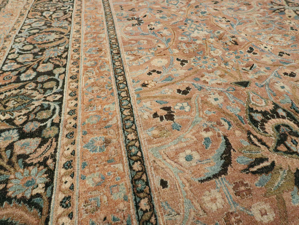 Antique Persian Dorokhsh Carpet, No.11179 - Staging