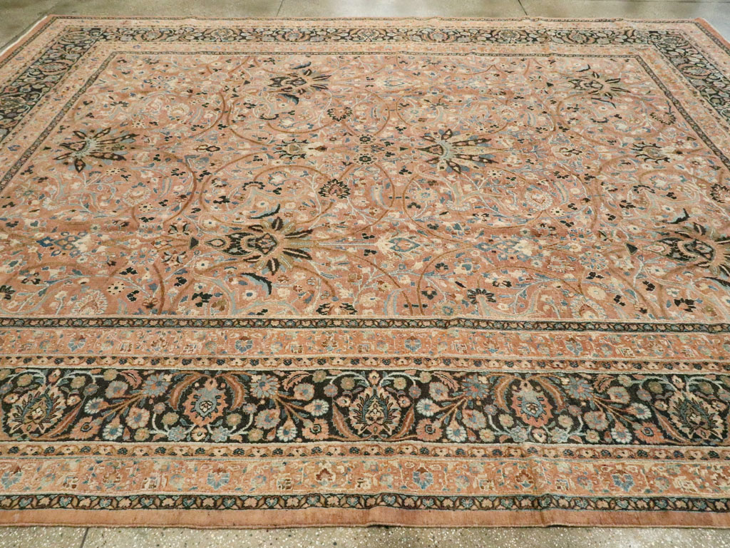 Antique Persian Dorokhsh Carpet, No.11179 - Staging