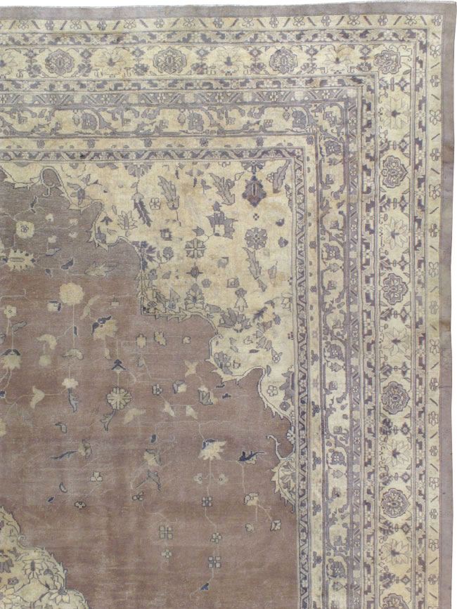 Antique Turkish Oushak Carpet, No.11211 - Staging