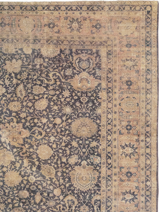 Antique Indian Lahore Room Size Carpet, No.11284 - Staging