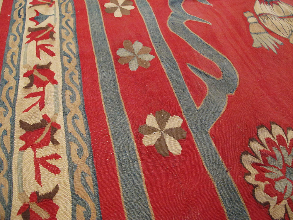 A Indian Dhurrie, No.11324 - Staging