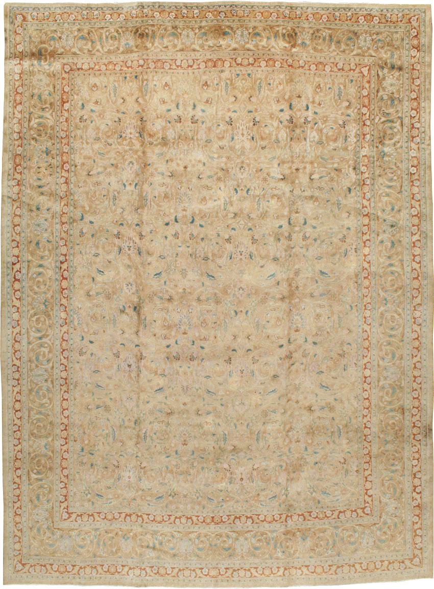 Antique Persian Dorokhsh Carpet, No.11339 - Staging