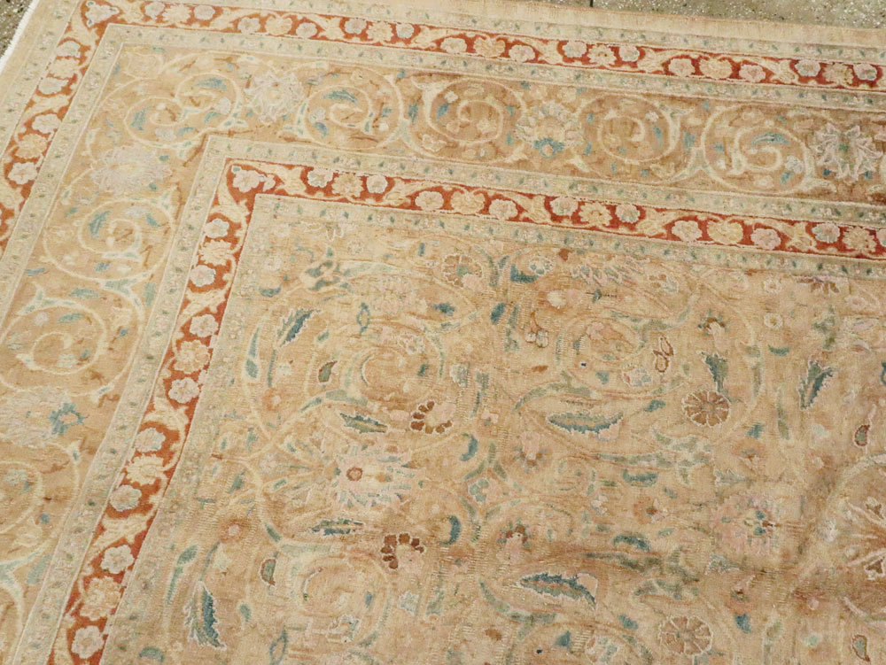 Antique Persian Dorokhsh Carpet, No.11339 - Staging