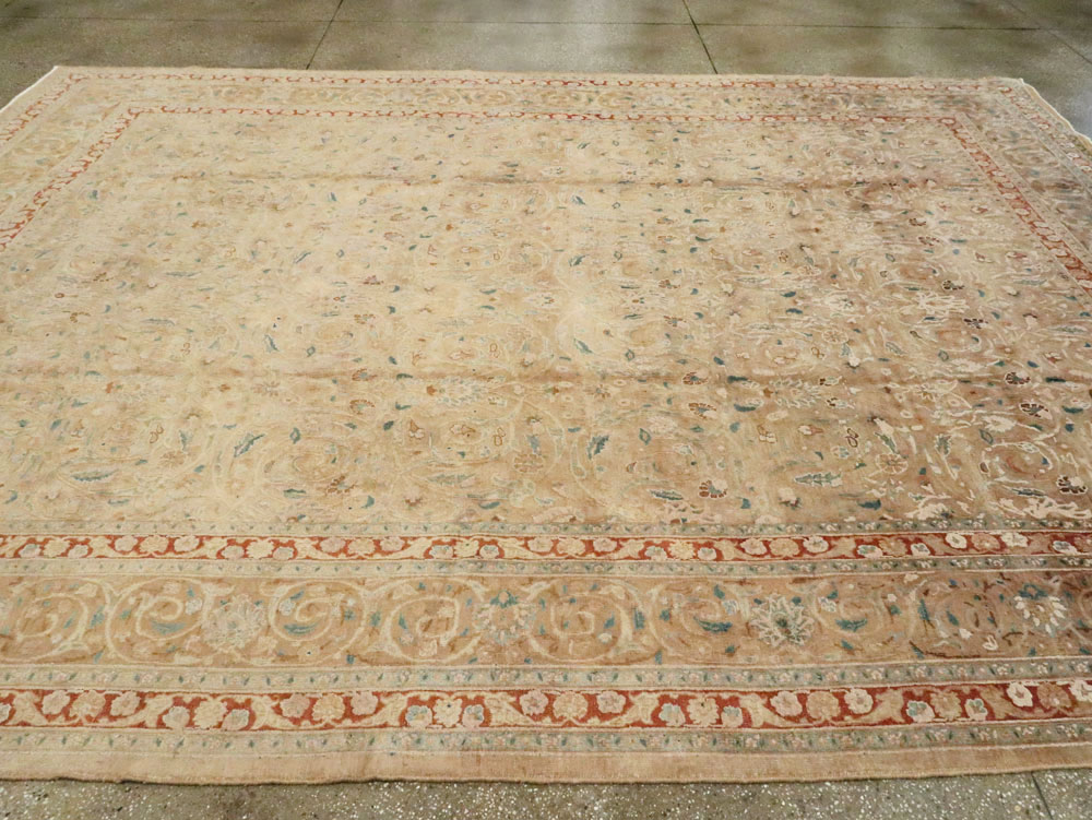 Antique Persian Dorokhsh Carpet, No.11339 - Staging