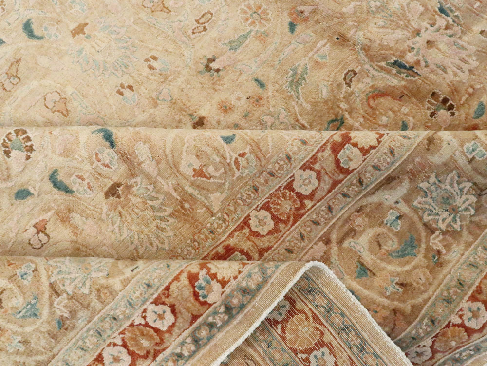 Antique Persian Dorokhsh Carpet, No.11339 - Staging