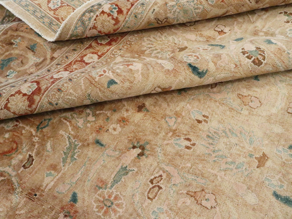 Antique Persian Dorokhsh Carpet, No.11339 - Staging