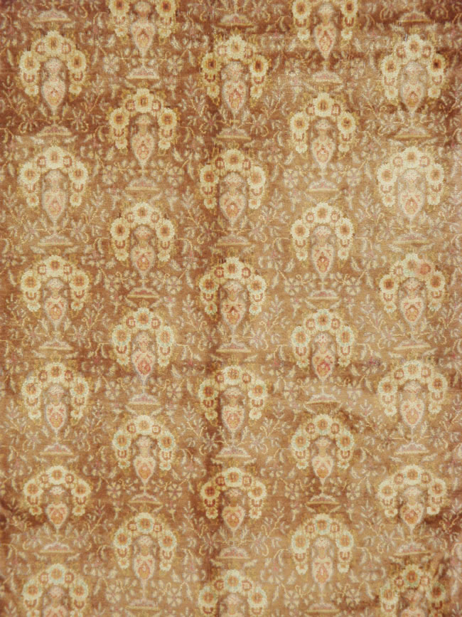 Vintage Persian Mashad Carpet, No.11350 - Staging