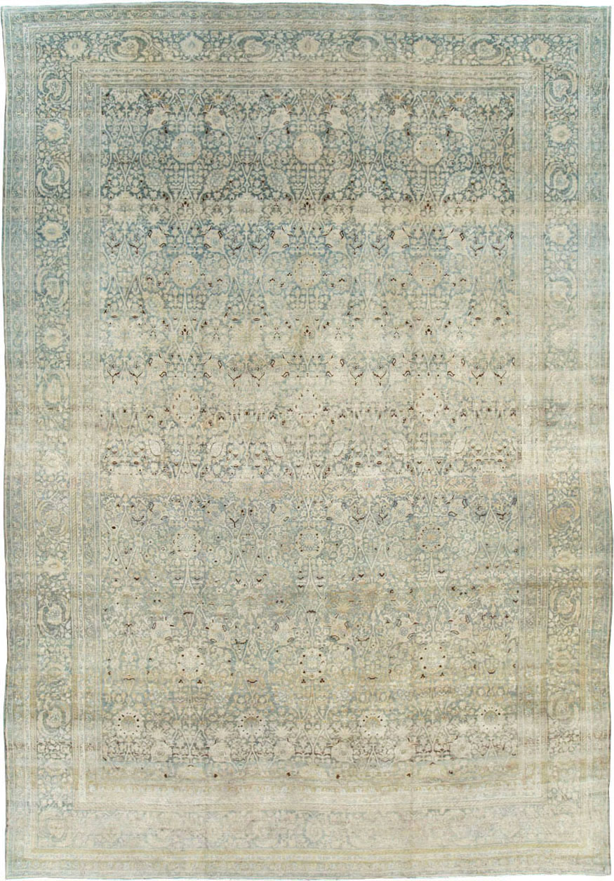Antique Persian Tabriz Carpet, No.11436 - Staging