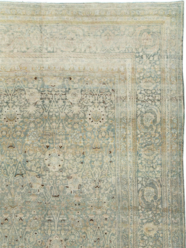 Antique Persian Tabriz Carpet, No.11436 - Staging