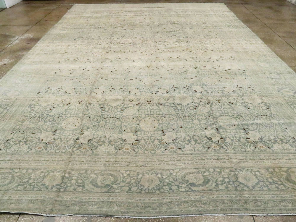 Antique Persian Tabriz Carpet, No.11436 - Staging