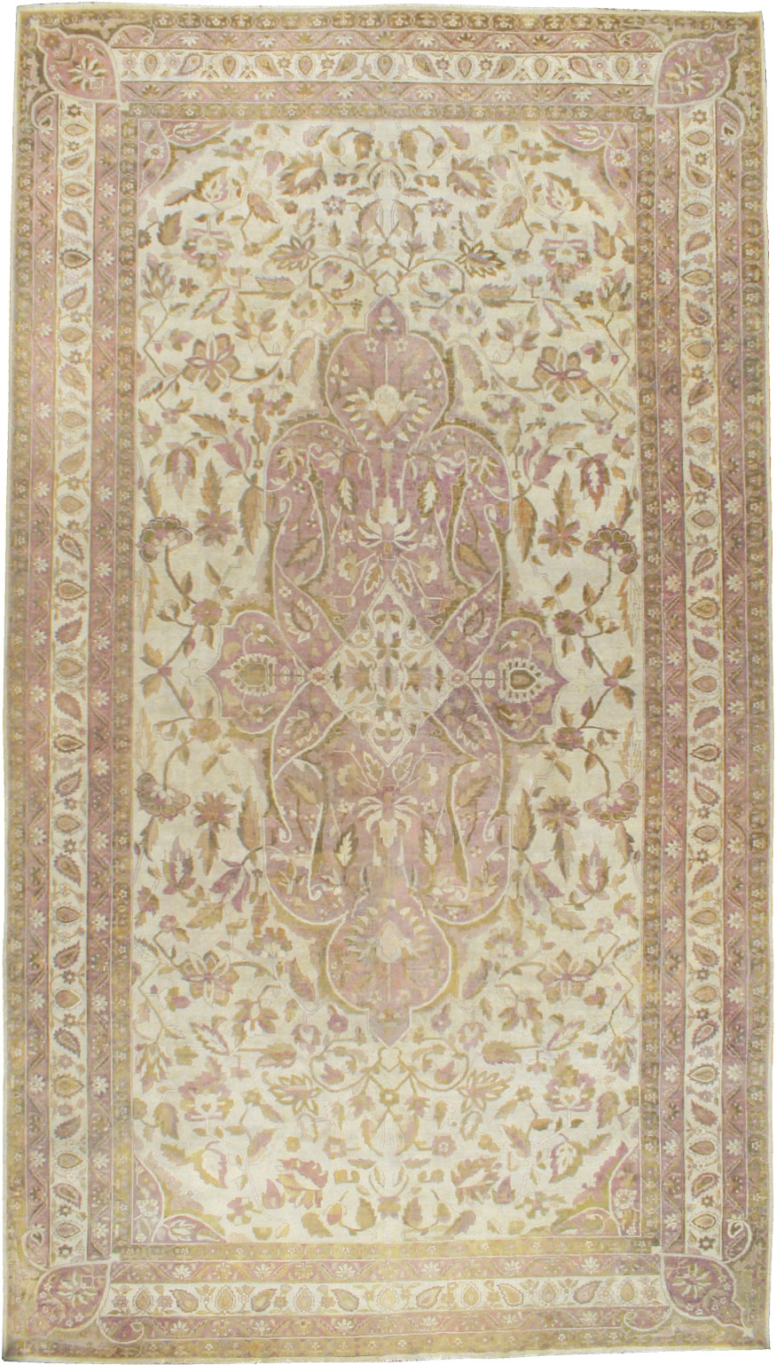 Antique Indian Amritsar Carpet, No.11443 - Staging