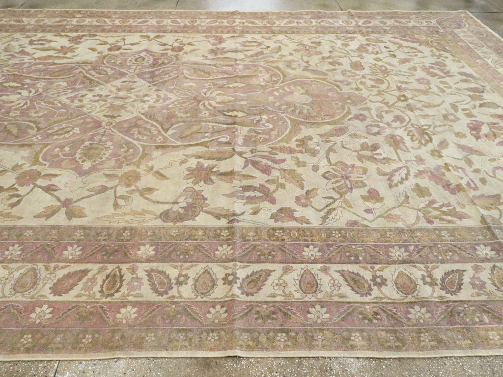 Antique Indian Amritsar Carpet, No.11443 - Staging