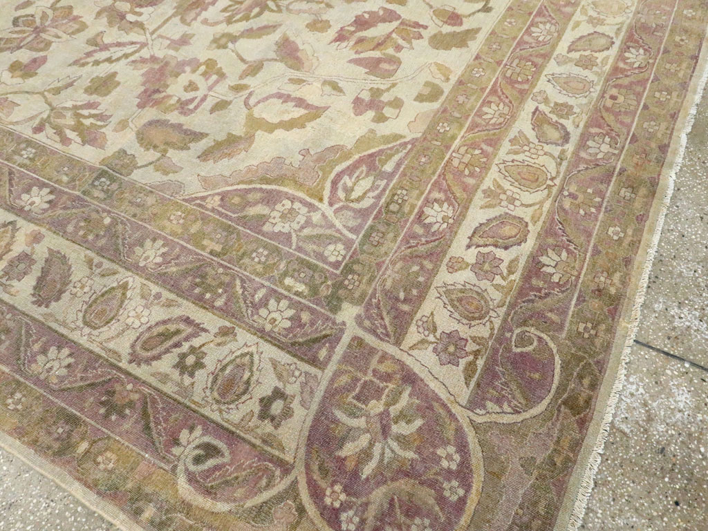 Antique Indian Amritsar Carpet, No.11443 - Staging