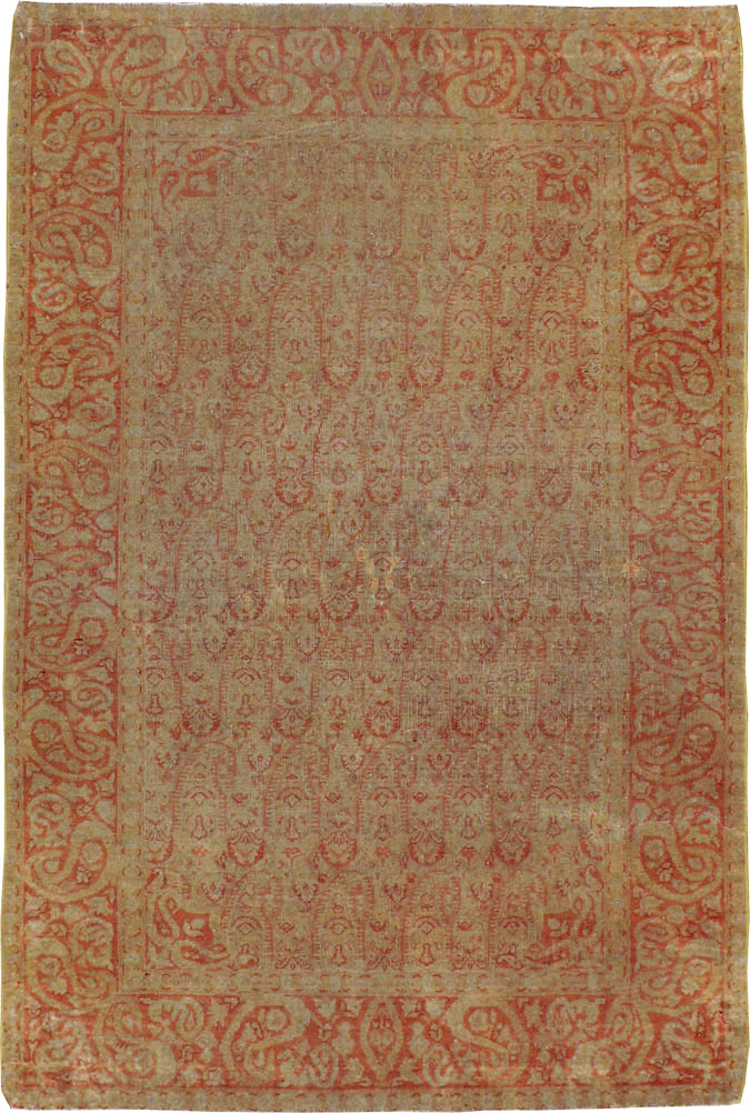 Antique Indian Amritsar Carpet, No.11447 - Staging