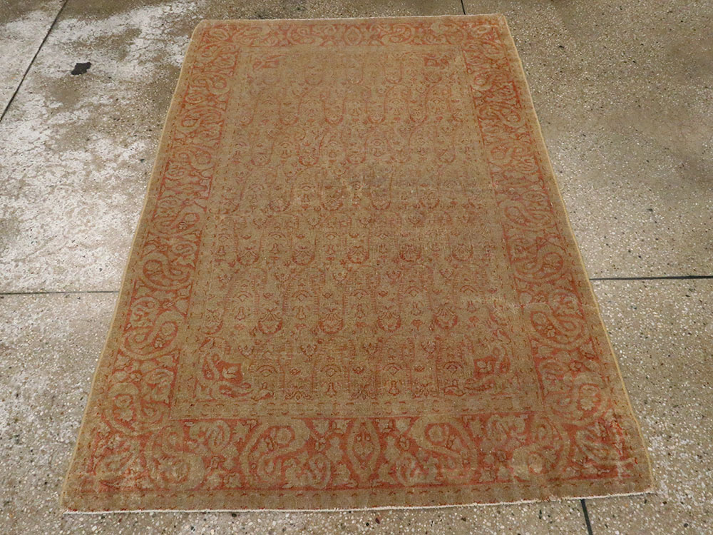 Antique Indian Amritsar Carpet, No.11447 - Staging