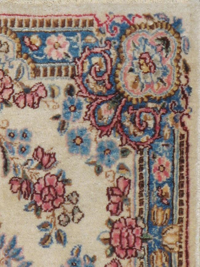 Vintage Persian Kerman Carpet, No.11449 - Staging