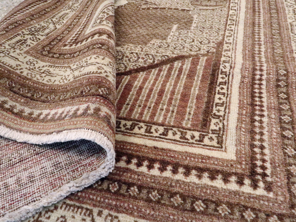 Antique Persian Tabriz Pictorial Rug (Pair: 2 of 2), No.11456 - Staging