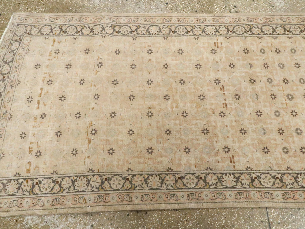 Vintage Persian Kashan Runner, No.11458 - Staging