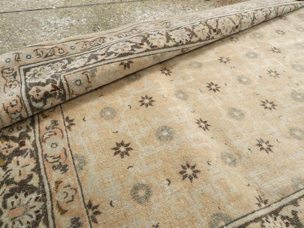 Vintage Persian Kashan Runner, No.11458 - Staging