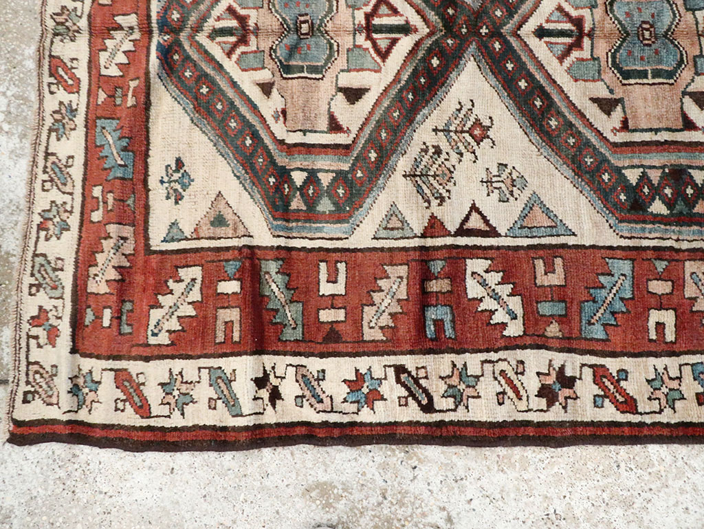 Antique Persian Serab Gallery Rug, No.11459 - Staging