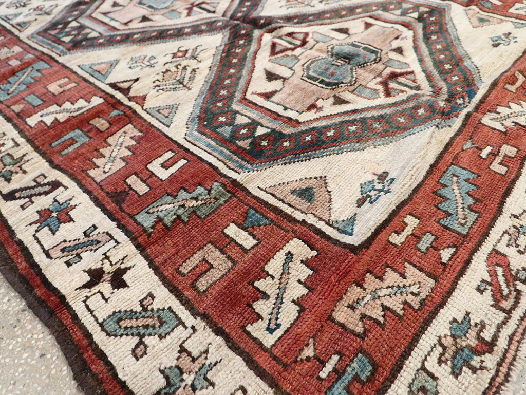 Antique Persian Serab Gallery Rug, No.11459 - Staging