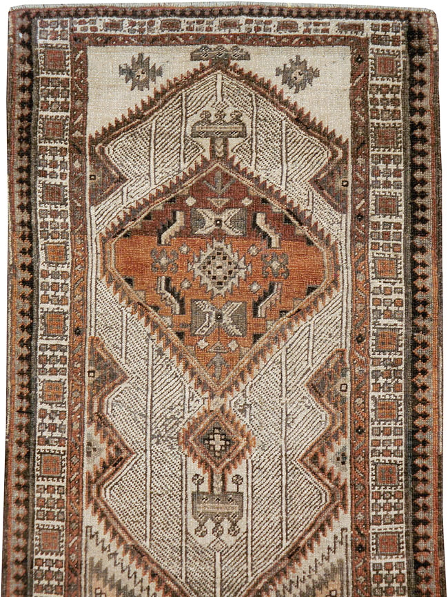 Antique Persian Serab Runner, No.11461 - Staging