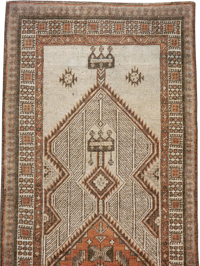 Antique Persian Serab Runner, No.11461 - Staging