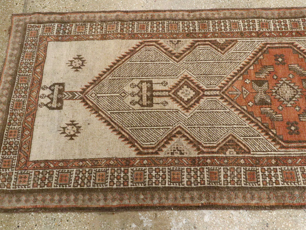 Antique Persian Serab Runner, No.11461 - Staging