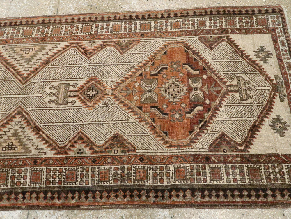 Antique Persian Serab Runner, No.11461 - Staging