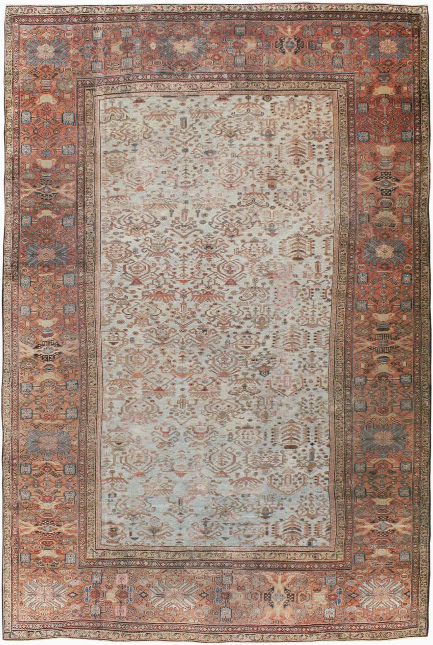 Antique Persian Sultanabad Carpet, No.11471 - Staging