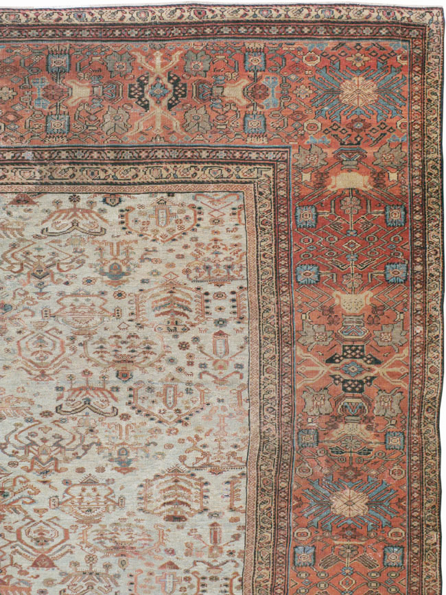 Antique Persian Sultanabad Carpet, No.11471 - Staging