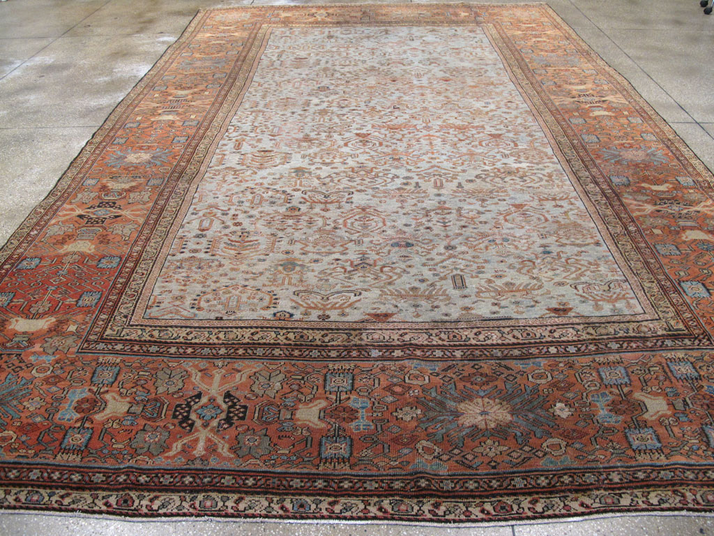 Antique Persian Sultanabad Carpet, No.11471 - Staging