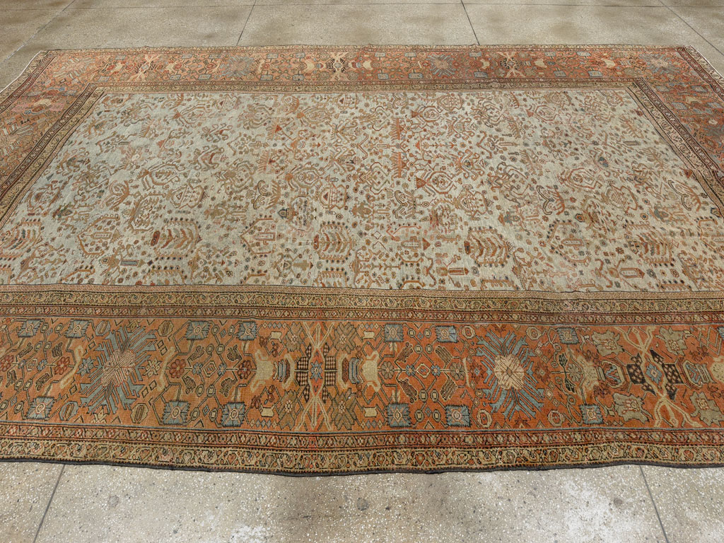 Antique Persian Sultanabad Carpet, No.11471 - Staging