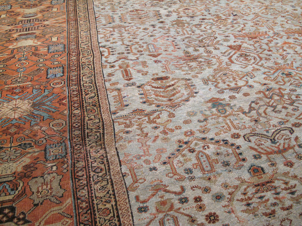 Antique Persian Sultanabad Carpet, No.11471 - Staging