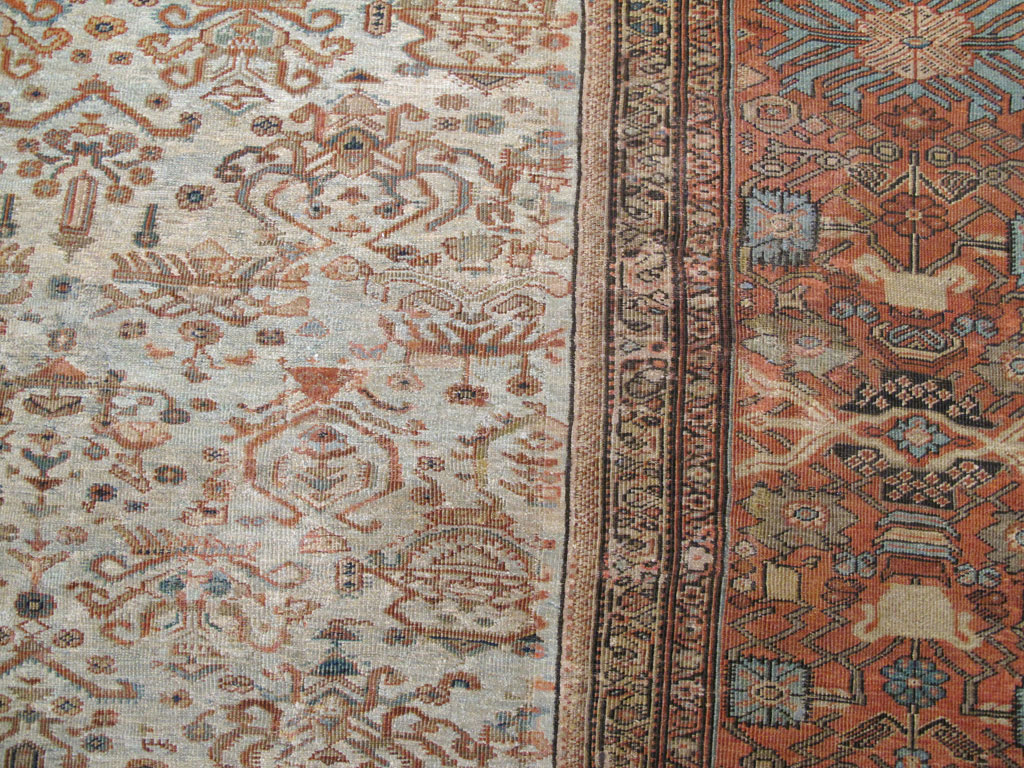 Antique Persian Sultanabad Carpet, No.11471 - Staging