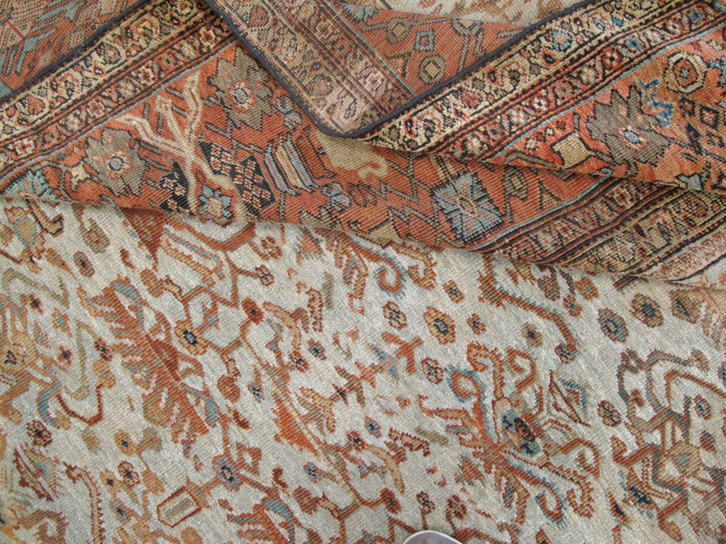 Antique Persian Sultanabad Carpet, No.11471 - Staging