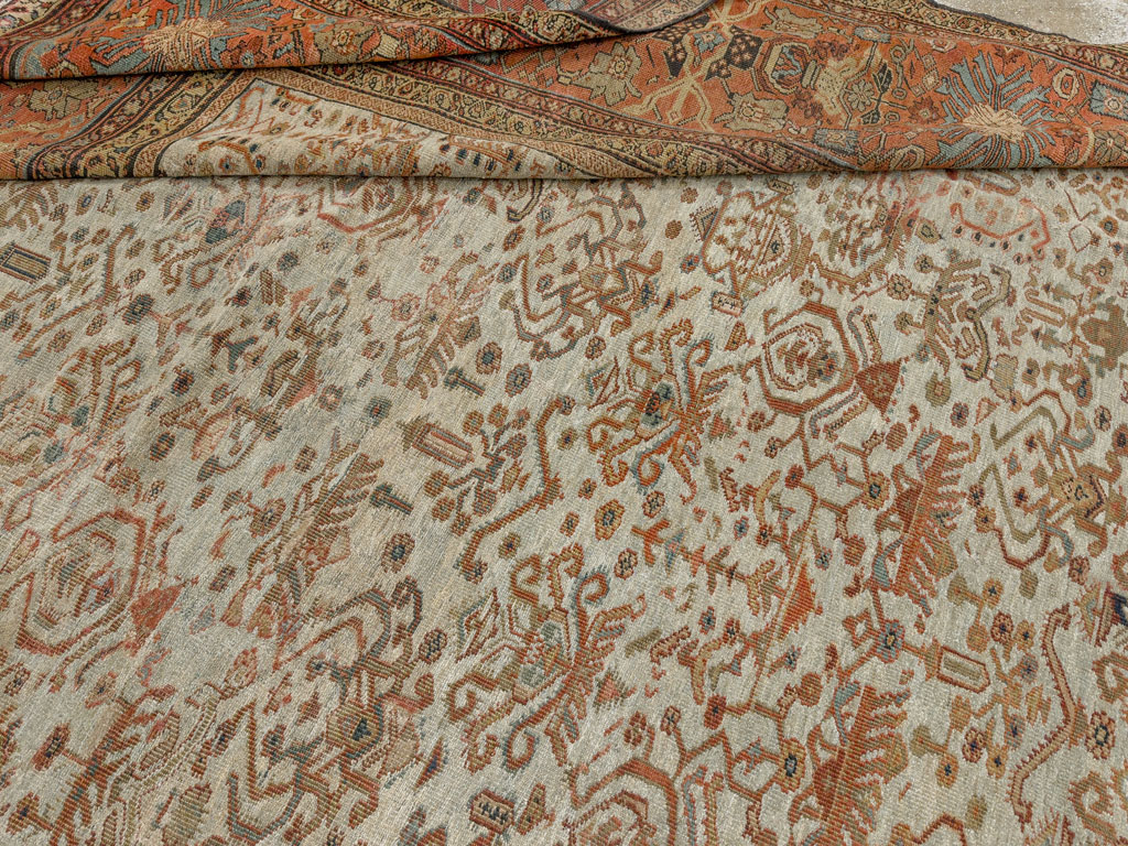Antique Persian Sultanabad Carpet, No.11471 - Staging