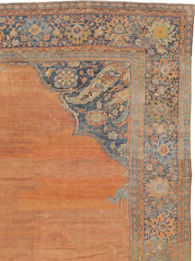 Antique Persian Fereghan Mahal Carpet, No.11491 - Staging
