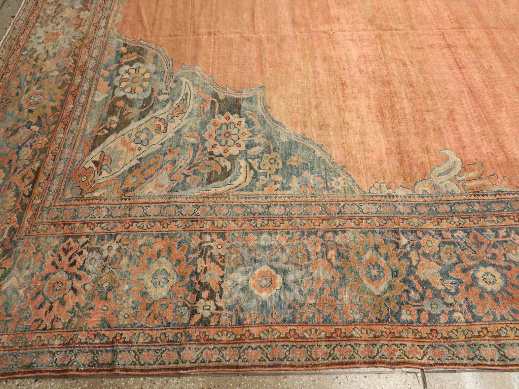 Antique Persian Fereghan Mahal Carpet, No.11491 - Staging