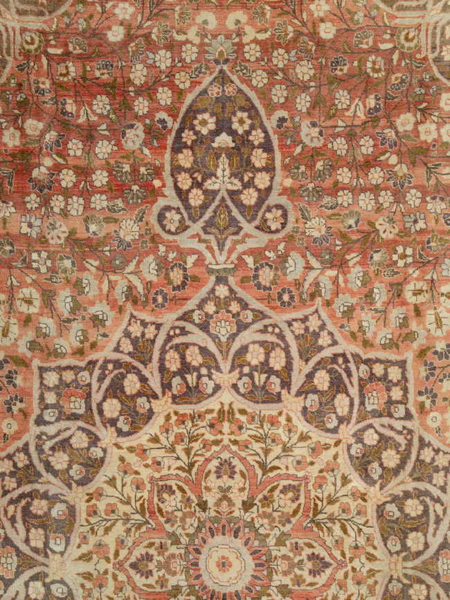Antique Persian Tabriz Carpet, No.11500 - Staging