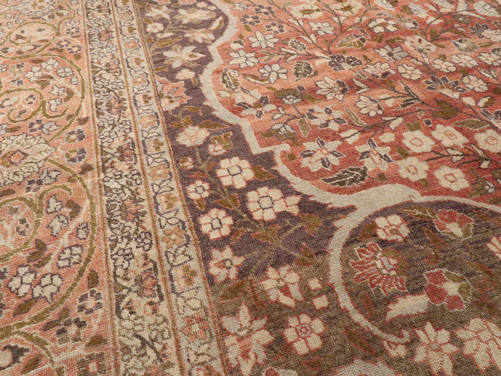 Antique Persian Tabriz Carpet, No.11500 - Staging