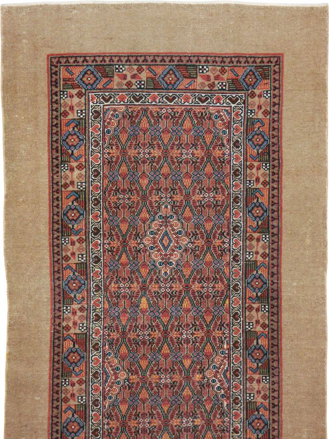 Antique Persian Serab Runner, No.11515 - Staging