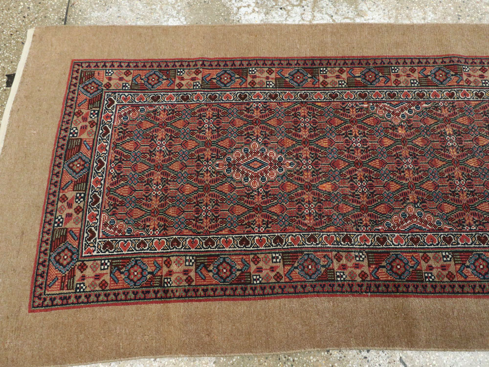Antique Persian Serab Runner, No.11515 - Staging