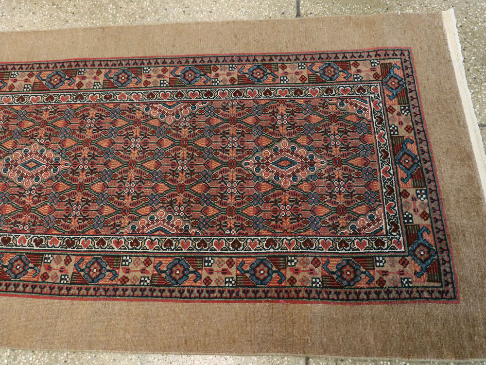 Antique Persian Serab Runner, No.11515 - Staging