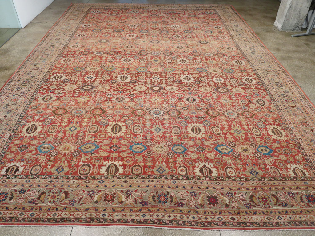 Antique Persian Mahal Carpet, No.11541 - Staging