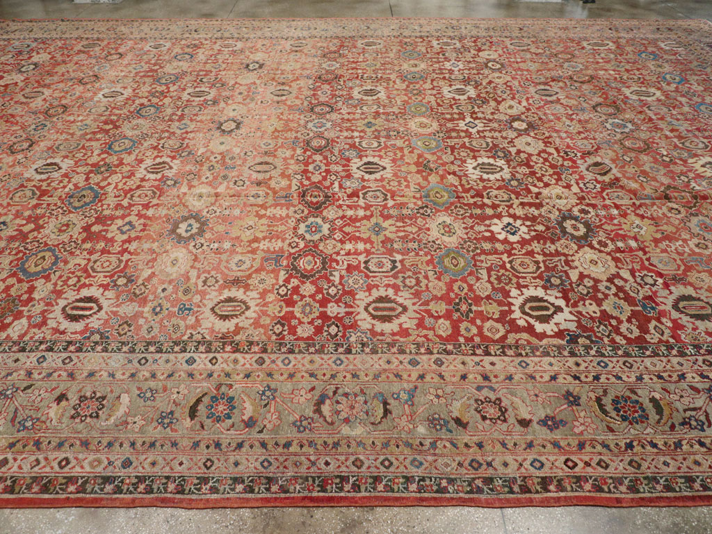 Antique Persian Mahal Carpet, No.11541 - Staging